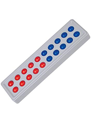 SCHUBI Abaco 20: Modell C 5/5 Kugeln parallel (rot/blau) (SCHUBI Abaco 20: Der Zähl- und Rechenrahmen bis 20 mit dem genialen Dreh!)